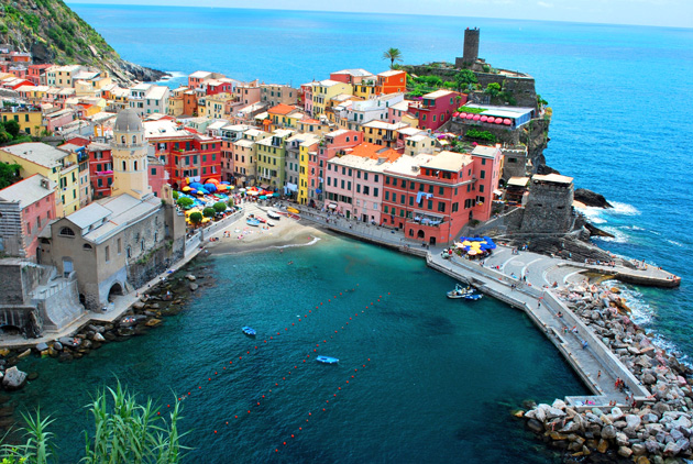 Vernazza Cinque Terre - Favellatrice - Du lịch Ý lần đầu, du lịch Ý tự túc