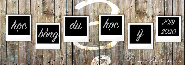 Học bổng du học Ý 2019-2020